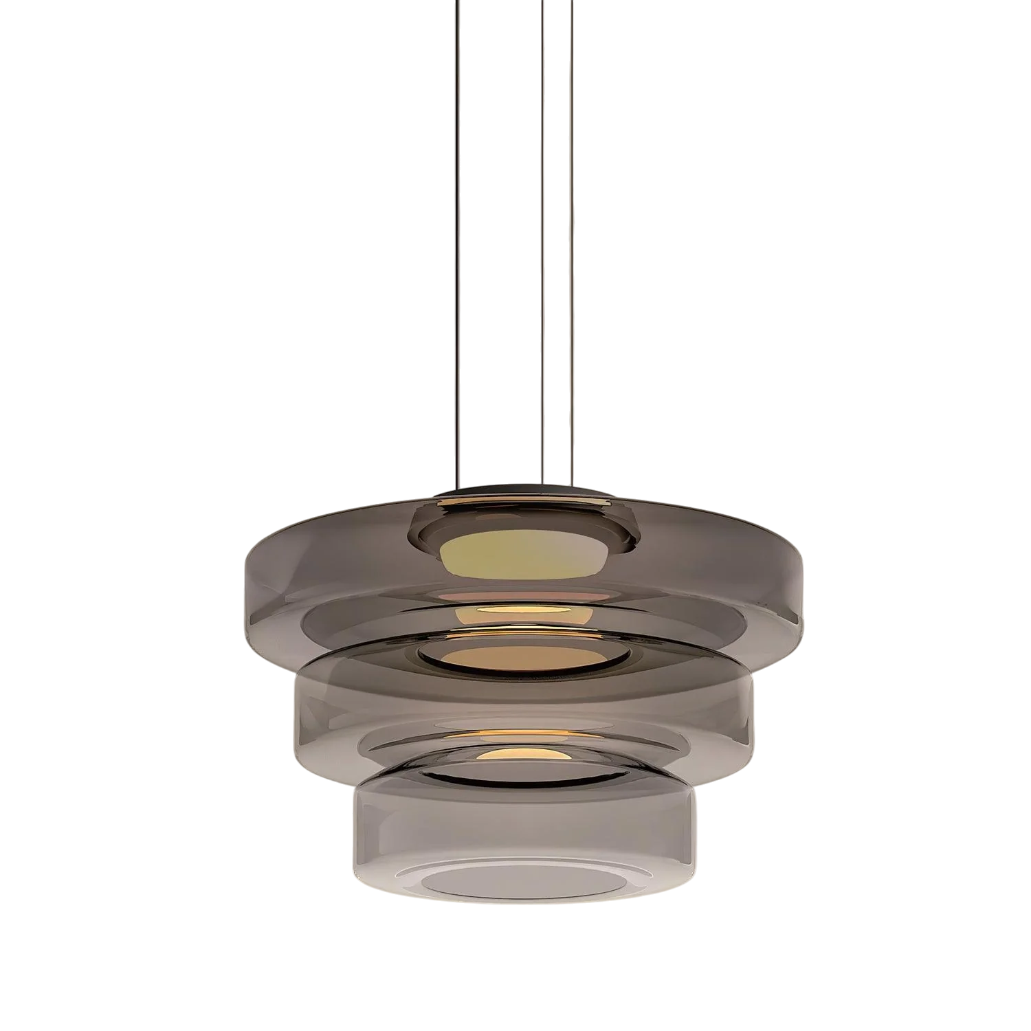 Danish Glass Bauhaus Pendant Light