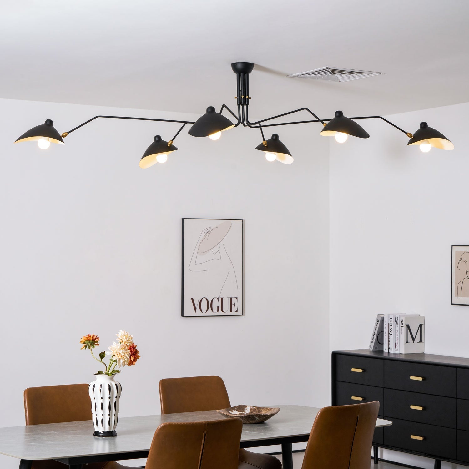 Serge Mouille Ceiling Light